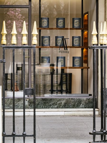 Andrea Tortora at the Palais Royal in Paris