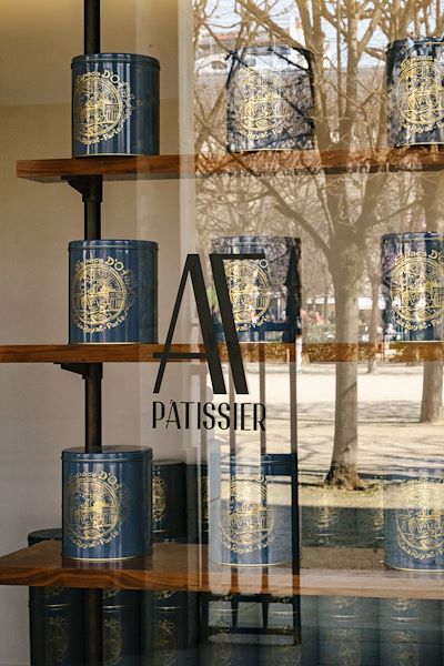 Andrea Tortora at the Palais Royal in Paris