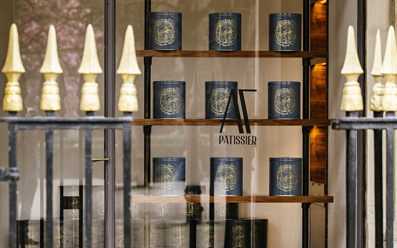 Andrea Tortora at the Palais Royal in Paris